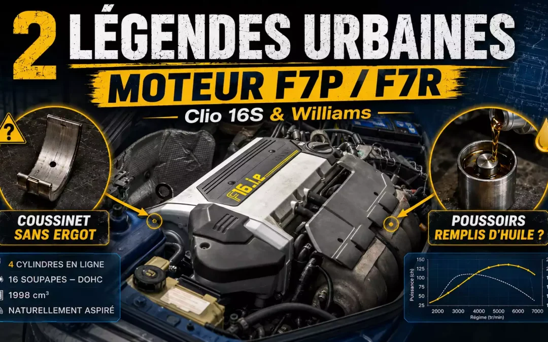 Moteur Clio 16s & Williams : 2 Légendes urbaines mécanique